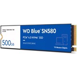 WD Blue SN580, 500 GB SSD WDS500G3B0E, M.2 2280, PCIe Gen4 x4