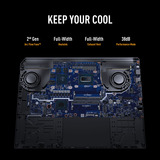 ASUS TUF Gaming FX610JM-TU005W 16"  gaming laptop Zwart | Core i7-14650HX | RTX 5060 | 16 GB | 1 TB SSD