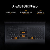 ASUS TUF Gaming FX610JM-TU005W 16"  gaming laptop Zwart | Core i7-14650HX | RTX 5060 | 16 GB | 1 TB SSD