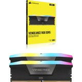 Corsair Vengeance RGB 32 GB DDR5-6000 (2x 16 GB) werkgeheugen Zwart, CMH32GX5M2B6000C30, XMP 3.0
