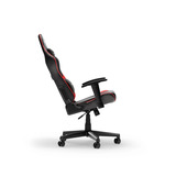 DXRacer Prince L Black & Red PVC Leather gamestoel Zwart/rood