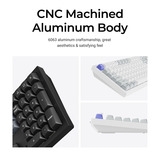 Keychron Q6 HE 8K Magnetic Switch Keyboard Wit, US lay-out (QWERTY), Keychron Ultra-Fast Lime, 100%, RGB, Hot swap, 8K