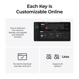 Keychron Q6 HE 8K Magnetic Switch Keyboard Wit, US lay-out (QWERTY), Keychron Ultra-Fast Lime, 100%, RGB, Hot swap, 8K