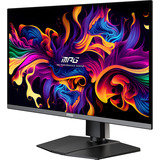 MSI MPG 272URX QD-OLED 26.5" 4K UHD gaming monitor Zwart, 2x HDMI, DisplayPort, 2x USB-A, USB-B, USB-C, 240 Hz