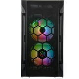 SilverStone SST-FAH1MB-PRO midi tower behuizing Zwart | 3x USB-A | RGB | Tempered Glass