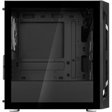 SilverStone SST-FAH1MB-PRO midi tower behuizing Zwart | 3x USB-A | RGB | Tempered Glass