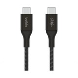 Belkin BoostCharge USB-C > USB-C kabel Zwart, 1 meter, 240 W