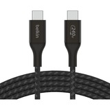 Belkin BoostCharge USB-C > USB-C kabel Zwart, 1 meter, 240 W