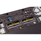Corsair Vengeance 32 GB DDR4-3200 (2x 16 GB) laptopgeheugen Zwart, CMSX32GX4M2A3200C22, SO-DIMM