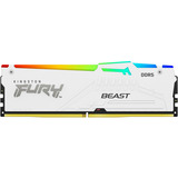 Kingston FURY Beast RGB 16 GB DDR5-5600 (1x 16 GB) werkgeheugen Wit, KF556C40BWA-16, XMP 3.0