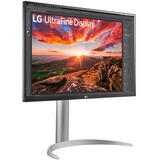 LG UltraFine 27UP850K-W 27" 4K Ultra HD monitor Zilver/zwart, 1x DisplayPort, 2x HDMI, 2x USB-A, 1x Thunderbolt