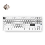 MCHOSE GX87 Ultra: White Electrophoresis Vintage White Aluminum Custom Mechanical toetsenbord Wit, KTT Vintage White, RGB, Hot swap, Double-Shot PBT, draadloos | Bluetooth | USB-C