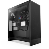 NZXT H7 Flow midi tower behuizing Zwart | 2x USB-A | 1x USB-C | Tempered Glass