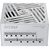 Seasonic FOCUS GX-1000 1000W ATX3.1 voeding  Wit, 1x 12VHPWR, 3x PCIe, kabelmanagement