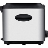 Steba DF95F - Minifriteuse/Fondue frituurpan Roestvrij staal/zwart, 1,25 Liter