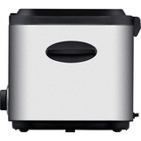 Steba DF95F - Minifriteuse/Fondue frituurpan Roestvrij staal/zwart, 1,25 Liter
