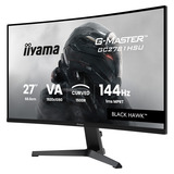 iiyama G-Master Black Hawk G2471HS-B1 27" curved gaming monitor Zwart, HDMI, DisplayPort, USB, Audio, AMD Free-Sync, 144 Hz