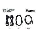 iiyama G-Master Red Eagle G2471HS-B1 23.8" gaming monitor Zwart, 240Hz, HDMI, DisplayPort, Audio, NVIDIA G-Sync
