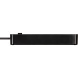 Brennenstuhl Ecolor 4-voudige stekkerdoos met 2 USB-laadaansluitingen stekkerdoos Zwart, 2x USB-C