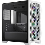Cooler Master Elite 302 mini tower behuizing Wit | 1x USB-A | 1x USB-C | RGB | Tempered Glass