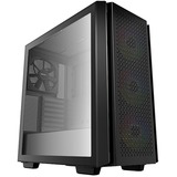 DeepCool CG560 midi tower behuizing Zwart | 2x USB-A | Window