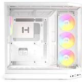 HYTE Y50 RGB Snow White midi tower behuizing Wit | 2x USB-A | 1x USB-C | RGB | Tempered Glass