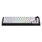 Hator Skyfall MAG Ultra 8K RGB mechanisch gaming toetsenbord Zwart, US lay-out (QWERTY), HATOR Aurum Ice, 65%, RGB, Double-shot PBT, Hot-swap