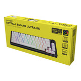 Hator Skyfall MAG Ultra 8K RGB mechanisch gaming toetsenbord Zwart, US lay-out (QWERTY), HATOR Aurum Ice, 65%, RGB, Double-shot PBT, Hot-swap