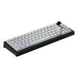 Hator Skyfall MAG Ultra 8K, gaming toetsenbord Zwart, US lay-out, HATOR Aurum Ice, 65%, RGB, Double-shot PBT, Hot-swap
