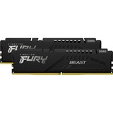 Kingston FURY 32 GB DDR5-6000 Kit werkgeheugen Zwart, KF560C36BBE2K2-32, Beast, XMP 3.0, EXPO