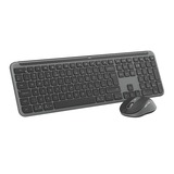 Logitech MK950 Signature Slim Wireless Keyboard en Muis Combo, desktopset Grafiet, US-International, 400 - 4000 DPI