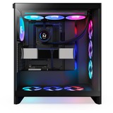 NZXT H7 Flow RGB (2024) midi tower behuizing Zwart | 2x USB-A | 1x USB-C | RGB | Tempered Glass