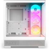 NZXT S5 RGB midi tower behuizing Wit | 2x USB-A | 1x USB-C | RGB | Tempered Glass