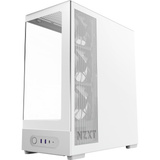 NZXT S5 RGB midi tower behuizing Wit | 2x USB-A | 1x USB-C | RGB | Tempered Glass