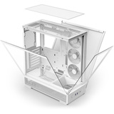 NZXT S5 RGB midi tower behuizing Wit | 2x USB-A | 1x USB-C | RGB | Tempered Glass