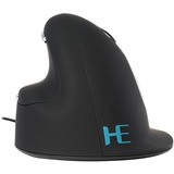 R-Go Tools HE Break ergonomische muis Zwart/zilver, 2400dpi, Rechts, Large (Handlengte boven de 185mm)