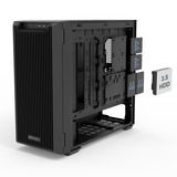 SilverStone CS383 midi tower behuizing Zwart | 2x USB-A | 1x USB-C