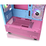 Thermaltake View 170 TG ARGB mini tower behuizing Roze | 2x USB-A | RGB | Tempered Glass