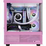 Thermaltake View 170 TG ARGB mini tower behuizing Roze | 2x USB-A | RGB | Tempered Glass
