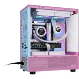 Thermaltake View 170 TG ARGB mini tower behuizing Roze | 2x USB-A | RGB | Tempered Glass