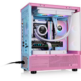 Thermaltake View 170 TG ARGB mini tower behuizing Roze | 2x USB-A | RGB | Tempered Glass
