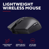 Trust GXT 832 Thado Draadloze set, desktopset Zwart, US lay-out, 80% (TKL), RGB, 800 - 6.400 dpi