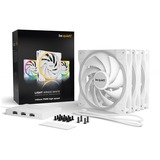 be quiet! Light Wings PWM high-speed RGB case fans Wit, 3 stuks, 140 x 140 x 25 mm, Incl. controller