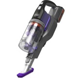 BLACK+DECKER 18V PET 4-in-1 Steelstofzuiger Paars/grijs