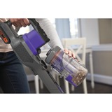 BLACK+DECKER 18V PET 4-in-1 Steelstofzuiger Paars/grijs