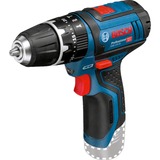 Bosch Accu Klopboorschoevendraaier GSB 10,8/12-2-Li Professional klopboorschroevendraaier blauw/zwart, Accu en oplader niet inbegrepen