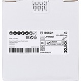 Bosch X-LOCK R444 Expert for Metal fiberschuurschijf slijpschijf Ø 125 mm, K 60, R444, Expert for Metal