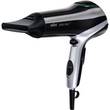 Braun Haardroger Satin Hair 7 IONTEC HD 730, Föhn Zwart/zilver, met Satin Protect en diffuser