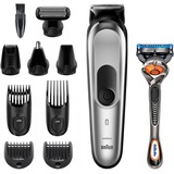 Braun Multi-Grooming-Kit MGK7220 tondeuse Zilver/zwart
