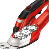 EINHELL Accu gras- en heggenschaar GE-CG 12 Li grasschaar Rood/zwart, Accu inbegrepen